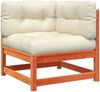 vidaXL Garten-Ecksofas mit Kissen 2 Stk. Wachsbraun Massivholz Kiefer 838074 Bild 5
