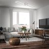 B.K.Licht Deckenleuchte LED-Deckenlampe FRAME dimmbar 110x25cm CCT Alu-gebürstet - BKL1439, Dimmfunktion, LED fest integriert, Farbwechsler, Fernbedienung, 40W 5200lm 2700-6500K, Nachtlicht Timer schwenkbar Büro Bild 2
