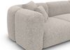 XL Wohnlandschaft Venturia aus Samtstoff - Bouclestoff - pearl - Links Bild 5
