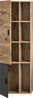 Badschrank Grado - Nox Oak / Grau Matt Bild 3