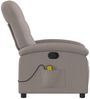 vidaXL Massagesessel Taupe Stoff 371747 Bild 5