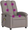 vidaXL Massagesessel Taupe Stoff 371747 Bild 2