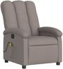 vidaXL Massagesessel Taupe Stoff 371747 Bild 3