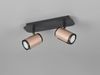 Trio Deckenstrahler 2er Spot Gillan GU10 schwarz coffee Bild 5
