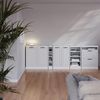 Küchenschrank für Dachschrägen R-Line Weiß Landhaus 80 cm mit 2 Türen, Schrankkorpus 60 cm Tiefe Vicco Bild 5