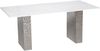 Livin Hill Esstisch 180cm Modig Silberne Beine, weiße Tischplatte M24 Bild 4