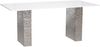 Livin Hill Esstisch 180cm Modig Silberne Beine, weiße Tischplatte M24 Bild 5