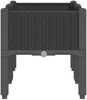vidaXL Pflanzkasten mit Beinen Schwarz 80x40x42 cm PP 367893 Bild 4