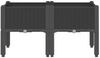vidaXL Pflanzkasten mit Beinen Schwarz 80x40x42 cm PP 367893 Bild 3