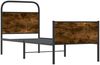 Einzelbettgestell Design für Erwachsene ohne Matratze 80x200 cm Sonoma-Eiche Holzwerkstoff d3903e Bild 4