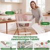 oyajia Kinderstuhl 3-in-1 Kinderstuhl, Kombistuhl, Babystuhl, Barhocker (Babystuhl für Kinder ab 6 Monate bis 5 Jahren), Babystuhl mit Tablett und 5-Punkt-Gurt, Fußstütze, Einfach zu Reinigen Bild 3