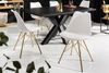 riess-ambiente Polsterstuhl SCANDINAVIA MEISTERSTÜCK weiß / gold (Einzelartikel, 1 St), Esszimmer · Kunstleder · Metall · Retro Design Bild 4