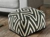 Amagohome Bodenkissen Kelim Sitzwürfel 50x50 H35cm Pouf Fußhocker Sitzhocker Bodenkissen Fuß Bild 3