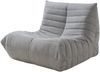 Bodensessel Kodsø 75x90x100 cm Mikrofaser Grau [en. casa] Bild 2