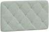 vidaXL Bett mit Matratze Hellgrau 80x200 cm Samt 3208622 Bild 5