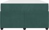 vidaXL Bettrahmen mit Matratze Dunkelgrün 120 x 200 cm Stoff 3398389 Bild 5