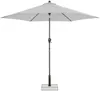 Doppler myZone Sonnenschirm / Mittelmastschirm "Auto Tilt 305", hellgrau, Ø 305 cm Bild 3
