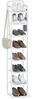 Vertikales Schuhregal, 8-Stöckige Schuhregale, Schuhturm Für Kleine Räume, Freistehend, Verstellbar, Platzsparend, Weiß Bild 2