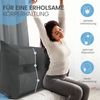 ELONEO Rückenkissen Bett- und Rückenstützkissen >Anthrazit< 160cm Bild 3