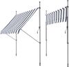 Klemmmarkise Stem 350x120x220-309 cm Dunkelblau / Weiß [pro. tec] Bild 2