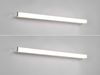 LED Badezimmer Wandleuchten 2er Set in Chrom - Spiegelleuchten, Breite 80cm Bild 3