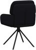 vidaXL Drehstuhl Esszimmer 4 pcs Kunstleder Schwarz 59 x 59,5 x 90 cm 3428257 Bild 5