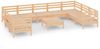 vidaXL 10-tlg. Garten-Lounge-Set Massivholz Kiefer 3083539 Bild 2