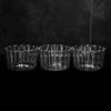 Glasschalen "Luana Dipo" 3er-Set aus Borosilikatglas im Relief Design Bild 4