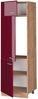Vicco Küchenschrank Küchenzeile R-Line, Bordeaux Hochglanz, Kühlumbauschrank 60 cm Bild 4