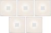 Paulmann 78402 LumiTiles LED Fliesen Square 5er-Basisset 100x10mm IP44 2700K Weiß Bild 3