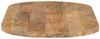 vidaXL Tischplatte 110x50x3,8 cm Oval Massivholz Mango 370137 Bild 4