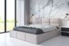 Polsterbett EMILI-OM 90x200 mit Bettkasten und Lattenrost. Farbe: Beige 2 Bild 2