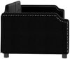 vidaXL Tagesbett Schwarz 80x200 cm Stoff 354202 Bild 4