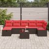 vidaXL Sofa Set mit Kissen 5 pcs Poly-Rattan 3360545 Bild 3