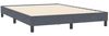vidaXL Boxspringbett mit Matratze Dunkelgrau 160x210 cm Samt 3317362 Bild 5