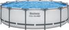 Bestway Steel Pro MAX Frame Pool Komplett-Set mit Filterpumpe Ø 427 x 107 cm, lichtgrau, rund Bild 5