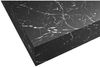 Couchtisch 90 x 90 cm Marmoroptik Schwarz Quadratisch MDF Bild 5