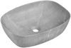 Badmöbel Set matt weiß gerillt ADELAIDE-56-WHITE LED-Spiegel,120 cm Doppel Waschtisch mit Keramikbecken Bild 2