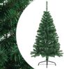vidaXL Künstlicher Halb-Weihnachtsbaum mit Ständer Grün 150 cm PVC 321031 Bild 2