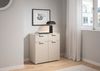 rauch Kombikommode Sideboard Schubladenkommode COSTA mit farblich passenden Metallgriffen (in 2 Griff-Farben, Breite 80 cm), mit 2 Schubladen und 1 verstellbaren Einlegeboden MADE IN GERMANY Bild 2