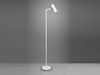 LED Stehlampe in Weiß matt, Spot schwenkbar, Höhe 151cm Bild 3