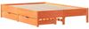 vidaXL Massivholzbett ohne Matratze Wachsbraun 120x190 cm Kiefernholz 3301730 Bild 3