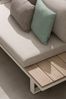 Gartenecksofa Marzela - Aluminium Off-White & Olefin Grau, inkl. Couchtisch Bild 2
