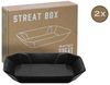 Streat Food Schwarz, Box 2-tlg 22 cm (mo) Bild 3