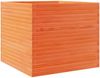 vidaXL Pflanzkübel Wachsbraun 80x80x68,5 cm Massivholz Kiefer 3282481 Bild 2