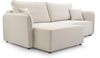 AX LIVING Beige L Couch Mentone Couch für Wohnzimmer creme 227 cm L Bild 4