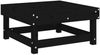 vidaXL Gartenhocker mit Kissen 2 Stk. Schwarz Massivholz Kiefer 825468 Bild 5