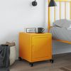vidaXL Nachttisch Senfgelb 36x39x43,5 cm Stahl 846620 Bild 3