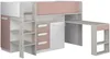 Vente-unique - LOUKALA Bett Holz, Platte PuderrosaBeige - B 193,8 cm x H 131,5 cm x L 207 cm Bild 4