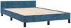 vidaXL Bettgestell mit Kopfteil Samt Dunkelblau 120x200 cm Bild 5